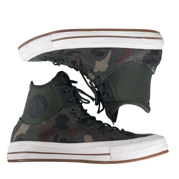 CONVERSE CHUCK TAYLOR ALL STAR! VAMO GREEN/BLACK ZIPPER FRONT SNEAKERS! SZ 11 - Picture 8 of 11